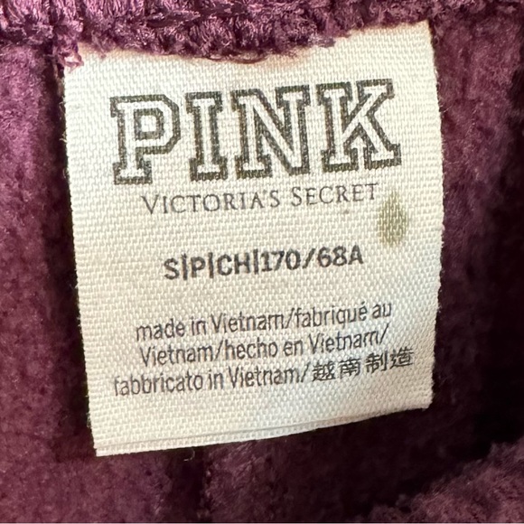 Victoria’s Secret PINK Maroon Wide‎ Leg Sweatpants - Picture 6 of 6
